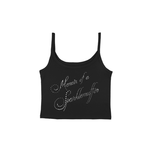 Sparklemuffin Rhinestone Crop Tank